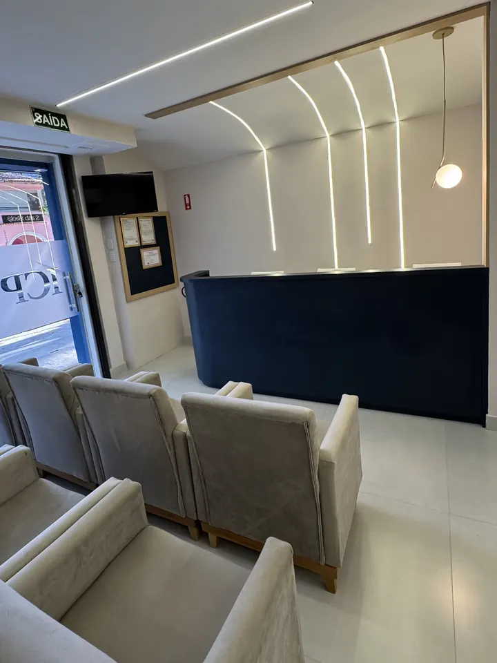 Recepção e sala de espera