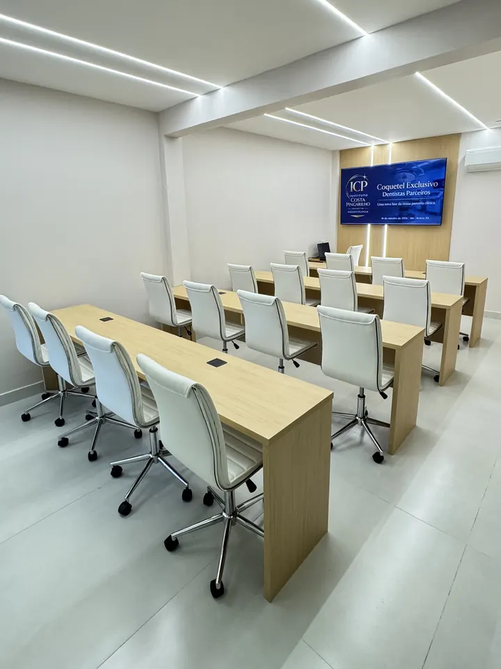 Sala de aula para as turmas reduzidas